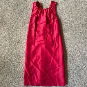 Banana Republic Silky Red Twist Back Dress Sz S